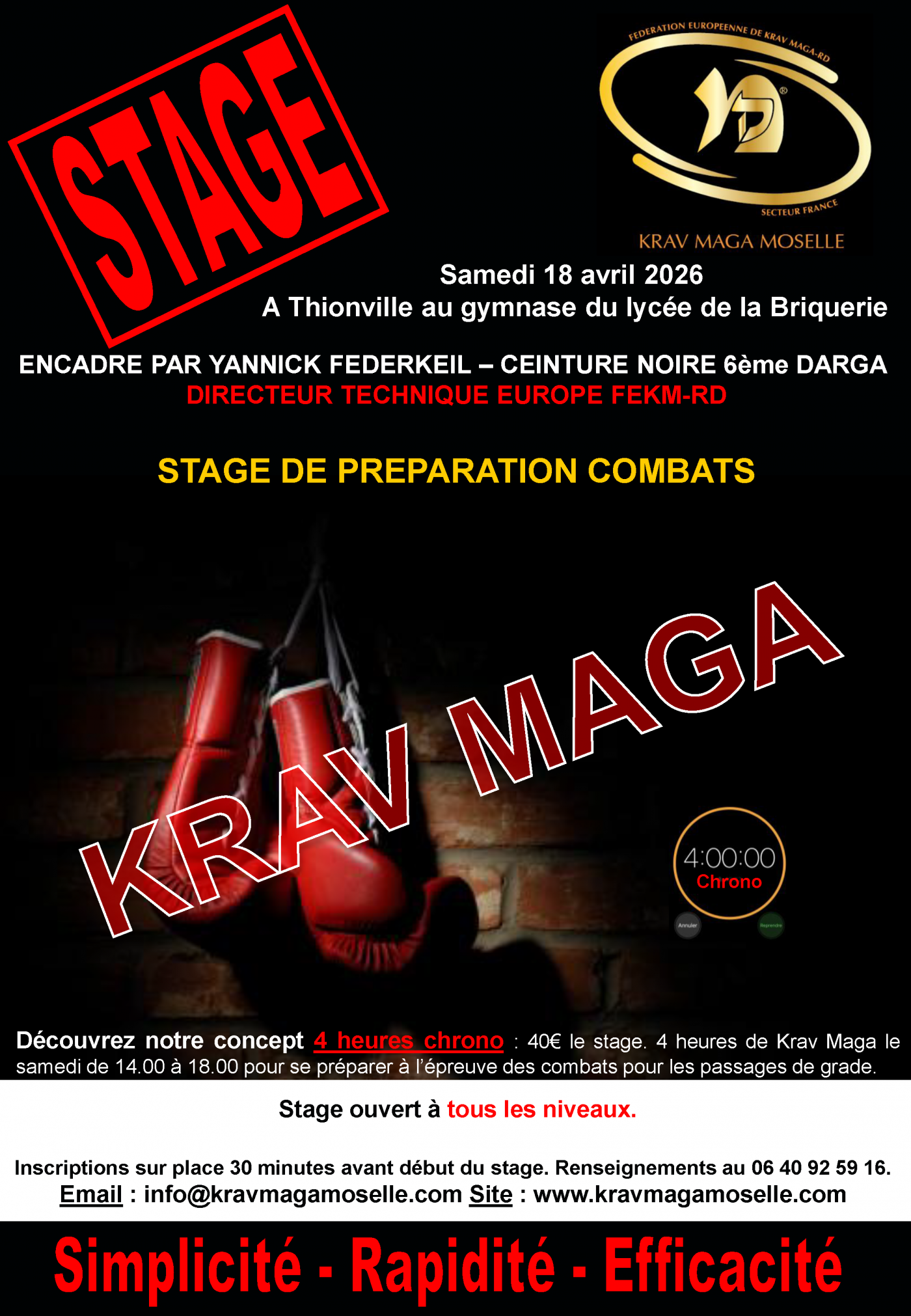 Stage de Préparation Combats